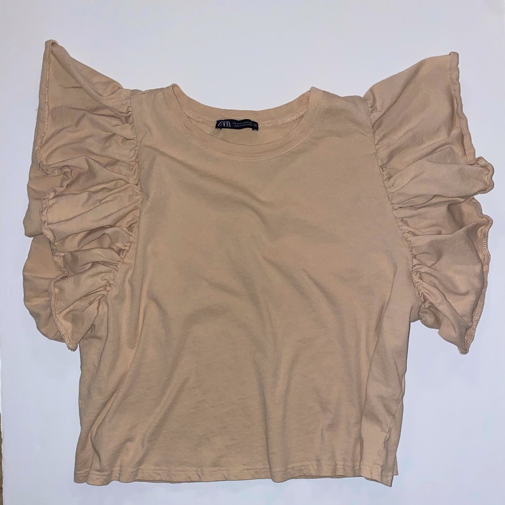 Zara ruffled top